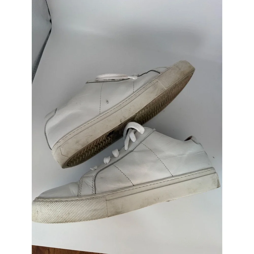 Greats Royale White‎ Leather Sneakers Mens US 9.5 Low Top Made in Italy